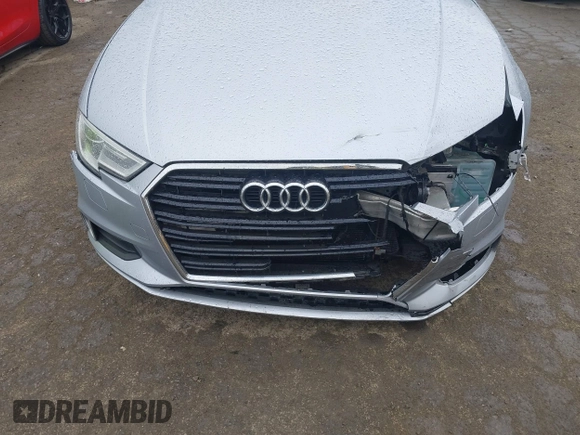 2018 Audi A3 Sedan Premium with VIN WAUAUGFFXJ1040608, listed as a IAAI auction lot 41708256 with 55,359 mi miles. Bid and sale history available at carsss.com. Image 6.