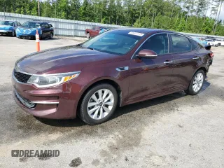 2018 Kia Optima LX with VIN 5XXGT4L32JG266820, listed as a Copart auction lot 56457175 with 89,960 mi miles and Salvage title. Bid and sale history available at DreamBid. Image 1.