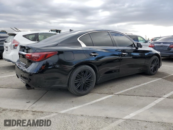 2018 Infiniti Q50 Sport with VIN JN1EV7APXJM365536, listed as a Copart auction lot 42634205 with 44,736 mi miles and Clean Title. Bid and sale history available at carsss.com. Image 3.