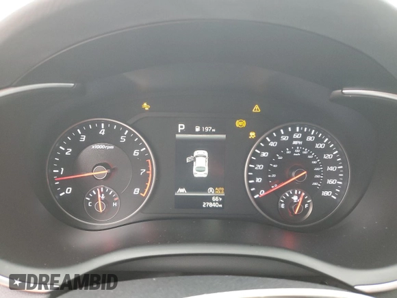 2022 Kia Stinger GT1 with VIN KNAE45LC0N6113591, listed as a Copart auction lot 79040614 with 27,840 mi miles and Salvage Title. Bid and sale history available at DreamBid. Image 9.