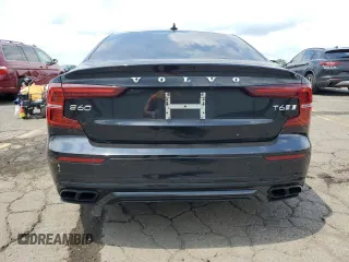 2020 Volvo S60 R-Design with VIN 7JRA22TM5LG030861, listed as a Copart auction lot 62031554 with 68,076 mi miles and Salvage Title. Bid and sale history available at carsss.com. Image 6.