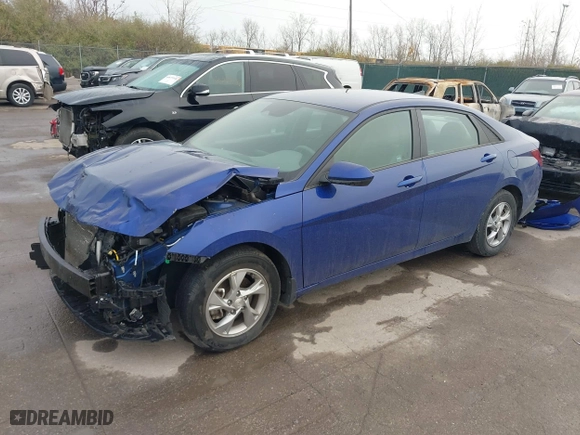2022 Hyundai Elantra SE with VIN 5NPLL4AG4NH062521, listed as a IAAI auction lot 40909633 with 26,362 mi miles. Bid and sale history available at carsss.com. Image 21.