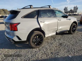 2023 Kia Sorento SX Prestige with VIN 5XYRKDLF0PG170534, listed as a Copart auction lot 87330904 with 11,109 mi miles and Salvage Title. Bid and sale history available at carsss.com. Image 3.