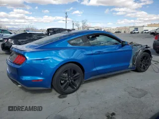 2020 Ford Mustang EcoBoost with VIN 1FA6P8TH8L5150375, listed as a Copart auction lot 43205225 with 88,684 mi miles and Salvage Title. Bid and sale history available at carsss.com. Image 3.