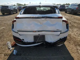 2022 Kia EV6 GT-Line with VIN KNDC4DLC3N5066437, listed as a Copart auction lot 63692294 with 0 mi miles and Salvage Title. Bid and sale history available at carsss.com. Image 6.