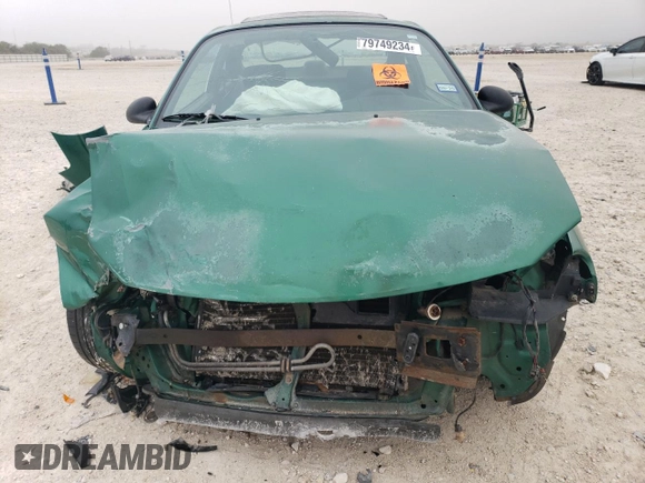 2002 Ford Escort ZX2 Standard with VIN 3FAFP11342R100342, listed as a Copart auction lot 79749234 with 133,305 mi miles and Salvage Title. Bid and sale history available at carsss.com. Image 5.