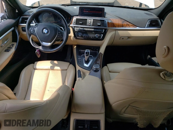 2018 BMW 3 Series 328d xDrive with VIN WBA8J1C53JA018885, listed as a Copart auction lot 64187624 with 84,392 mi miles and Salvage title. Bid and sale history available at DreamBid. Image 8.