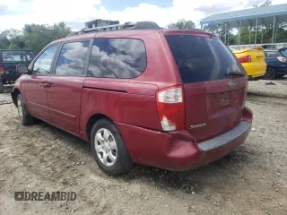 2006 Kia Sedona LX with VIN KNDMB233066086431, listed as a Copart auction lot 63221294 with 181,290 mi miles and Clean Title. Bid and sale history available at carsss.com. Image 2.