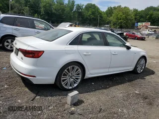 2017 Audi A4 Premium Plus with VIN WAUENAF48HN027868, listed as a Copart auction lot 57607215 with 101,410 mi miles and Salvage title. Bid and sale history available at DreamBid. Image 3.