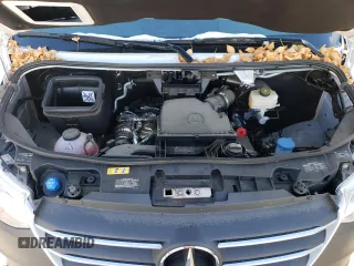 2024 Mercedes-Benz Sprinter Cargo with VIN W1W4NBHY8RP638983, listed as a Copart auction lot 78974264 with 5,376 mi miles and Salvage Title. Bid and sale history available at carsss.com. Image 12.