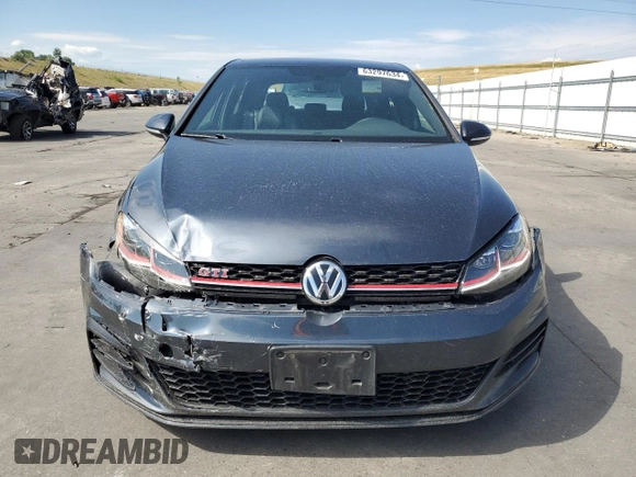 2019 Volkswagen Golf GTI S with VIN 3VW6T7AU2KM022686, listed as a Copart auction lot 63297634 with 25,586 mi miles and Salvage Title. Bid and sale history available at carsss.com. Image 5.