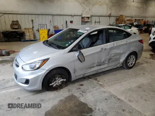 2014 Hyundai Accent GLS with VIN KMHCT4AE1EU675132, listed as a Copart auction lot 52580865 with 109,052 mi miles and Non Repairable. Bid and sale history available at carsss.com. Image 1.