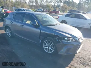 2015 Lexus CT 200h Hybrid with VIN JTHKD5BH3F2220337, listed as a IAAI auction lot 41843460 with 161,455 mi miles. Bid and sale history available at carsss.com. Image 1.