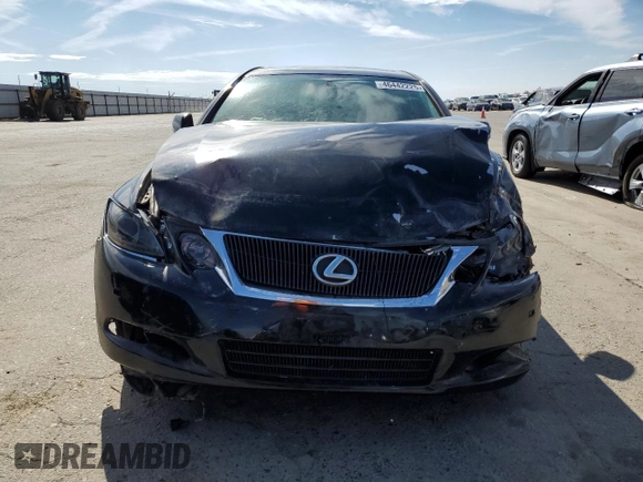 2008 Lexus GS 350 with VIN JTHBE96SX80039745, listed as a Copart auction lot 46442225 with 202,974 mi miles and Salvage Title. Bid and sale history available at carsss.com. Image 5.