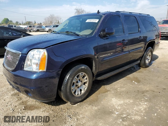 2007 GMC Yukon XL SLT with VIN 1GKFC16027J189256, listed as a Copart auction lot 45907015 with 0 mi miles and Salvage Title. Bid and sale history available at carsss.com. Image 1.