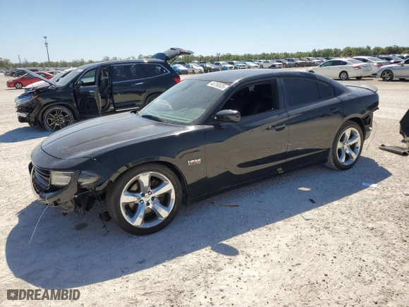 2016 Dodge Charger R/T with VIN 2C3CDXCT2GH228608, listed as a Copart auction lot 48750525 with 0 mi miles and Salvage Title. Bid and sale history available at carsss.com. Image 1.