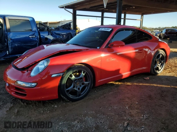 2008 Porsche 911 Carrera S with VIN WP0AB29998S731098, listed as a Copart auction lot 80734494 with 52,742 mi miles and Salvage Title. Bid and sale history available at DreamBid. Image 1.
