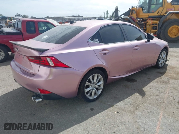 2014 Lexus IS 250 with VIN JTHBF1D23E5040350, listed as a IAAI auction lot 42143058 with 109,683 mi miles and . Bid and sale history available at DreamBid. Image 4.