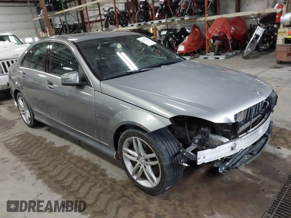 2014 Mercedes-Benz C-Class C 300 Sport with VIN WDDGF8AB5EA954097, listed as a IAAI auction lot 41441443 with 100,074 mi miles. Bid and sale history available at carsss.com. Image 1.