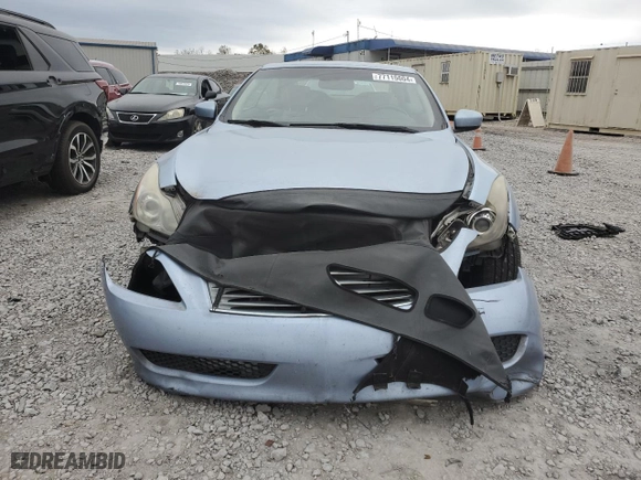 2009 Infiniti G37 Convertible with VIN JNKCV66EX9M723377, listed as a Copart auction lot 77115604 with 252,389 mi miles and Salvage Title. Bid and sale history available at carsss.com. Image 5.