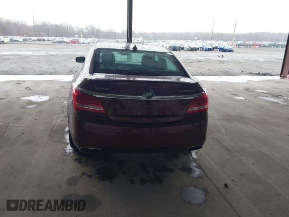 2015 Buick LaCrosse Leather with VIN 1G4GB5G31FF153803, listed as a IAAI auction lot 41814396 with 111,356 mi miles. Bid and sale history available at carsss.com. Image 16.
