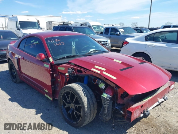 2003 Ford Mustang SVT Cobra with VIN 1FAFP48Y73F416335, listed as a IAAI auction lot 41861603 with 47,111 mi miles. Bid and sale history available at carsss.com. Image 6.
