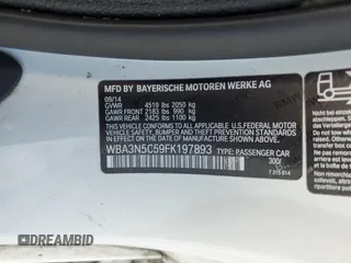 2015 BMW 4 Series 428i xDrive with VIN WBA3N5C59FK197893, listed as a Copart auction lot 60730385 with 91,163 mi miles and Salvage title. Bid and sale history available at DreamBid. Image 12.