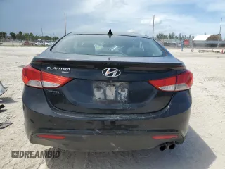 2013 Hyundai Elantra Coupe GS PZEV with VIN KMHDH6AE6DU014924, listed as a Copart auction lot 63874694 with 0 mi miles and Salvage Title. Bid and sale history available at carsss.com. Image 6.