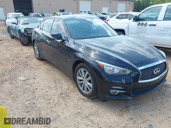 2015 Infiniti Q50 with VIN JN1BV7AR1FM407913, listed as a IAAI auction lot 42176827 with 110,969 mi miles and . Bid and sale history available at DreamBid. Image 1.
