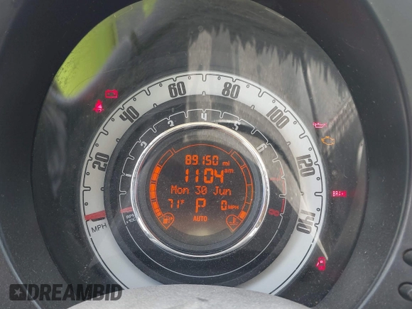 2013 FIAT 500 Pop with VIN 3C3CFFAR6DT752830, listed as a IAAI auction lot 42620703 with 89,150 mi miles and . Bid and sale history available at DreamBid. Image 7.