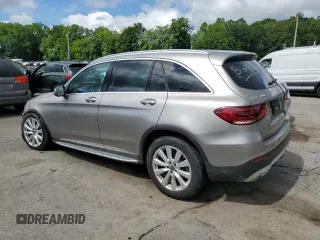 2020 Mercedes-Benz GLC 300 with VIN W1N0G8DB0LF809014, listed as a Copart auction lot 63771045 with 54,110 mi miles and Salvage title. Bid and sale history available at DreamBid. Image 2.