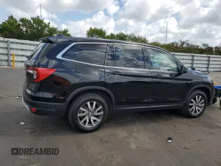 2022 Honda Pilot EX-L with VIN 5FNYF5H53NB015633, listed as a Copart auction lot 54150005 with 99,950 mi miles and Salvage title. Bid and sale history available at DreamBid. Image 3.