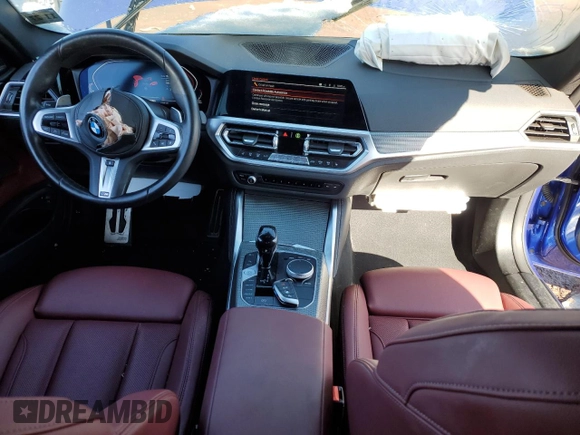 2023 BMW 4 Series 430i xDrive with VIN WBA73AP07PCL66321, listed as a Copart auction lot 42847324 with 15,343 mi miles and . Bid and sale history available at DreamBid. Image 8.