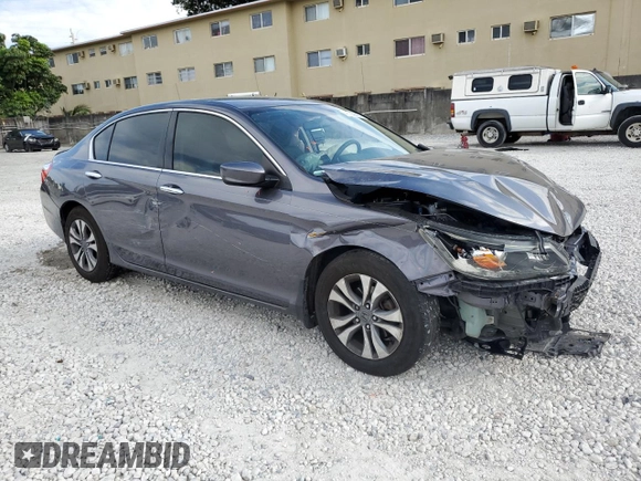 2014 Honda Accord Sedan LX with VIN 1HGCR2F3XEA211158, listed as a Copart auction lot 47199805 with 51,789 mi miles and Salvage Title. Bid and sale history available at carsss.com. Image 4.