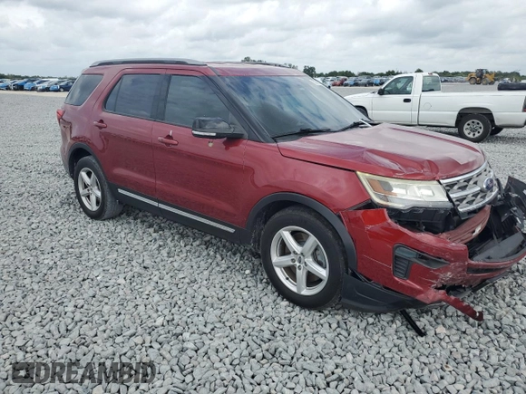 2018 Ford Explorer XLT with VIN 1FM5K7D80JGA34341, listed as a Copart auction lot 52063215 with 102,388 mi miles and Salvage Title. Bid and sale history available at DreamBid. Image 4.