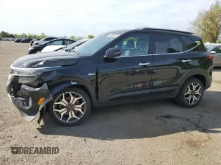 2022 Kia Seltos SX with VIN KNDETCA20N7293590, listed as a Copart auction lot 56560225 with 121,779 mi miles and Salvage title. Bid and sale history available at DreamBid. Image 1.