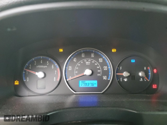 2007 Hyundai Santa Fe GLS с VIN 5NMSG13D77H124009, выставлен на аукционе Copart как лот 59670925 с пробегом 179 376 миль миль и Списание • Salvage title. История ставок и продаж доступна на DreamBid. Изображение 9.
