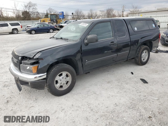 2008 Chevrolet Colorado LS with VIN 1GCCS19E688179377, listed as a Copart auction lot 82882334 with 124,583 mi miles and Salvage Title. Bid and sale history available at carsss.com. Image 1.