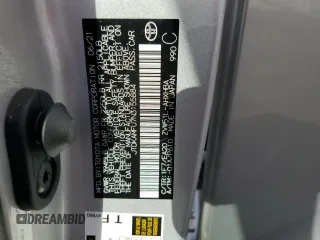 2022 Toyota Prius L Eco with VIN JTDKAMFU7N3155884, listed as a Copart auction lot 51472135 with 38,356 mi miles and Salvage Title. Bid and sale history available at carsss.com. Image 13.
