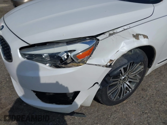 2014 Kia Cadenza Limited with VIN KNALN4D70E5146919, listed as a IAAI auction lot 41943135 with 167,450 mi miles. Bid and sale history available at carsss.com. Image 6.