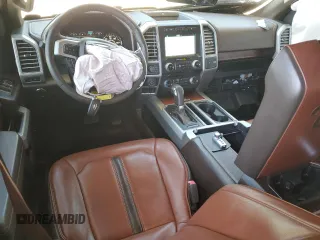 2018 Ford F-150 XL with VIN 1FTEW1E52JFB96018, listed as a Copart auction lot 48020125 with 161,944 mi miles and Salvage title. Bid and sale history available at DreamBid. Image 8.