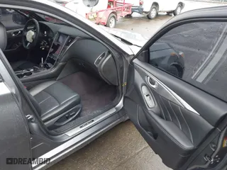 2015 Infiniti Q50 with VIN JN1BV7AR1FM397917, listed as a IAAI auction lot 41757822 with 82,062 mi miles. Bid and sale history available at carsss.com. Image 5.