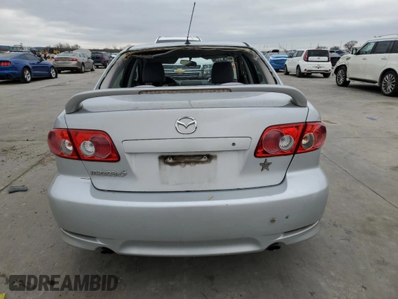 2004 Mazda Mazda6 s with VIN 1YVFP80D545N96085, listed as a Copart auction lot 45198415 with 196,380 mi miles and Salvage Title. Bid and sale history available at carsss.com. Image 6.