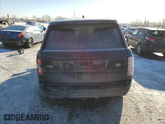 2022 Land Rover Range Rover Westminster with VIN SALGS2RU3NA470981, listed as a Copart auction lot 41821835 with 61,431 mi miles and Salvage Title. Bid and sale history available at carsss.com. Image 6.