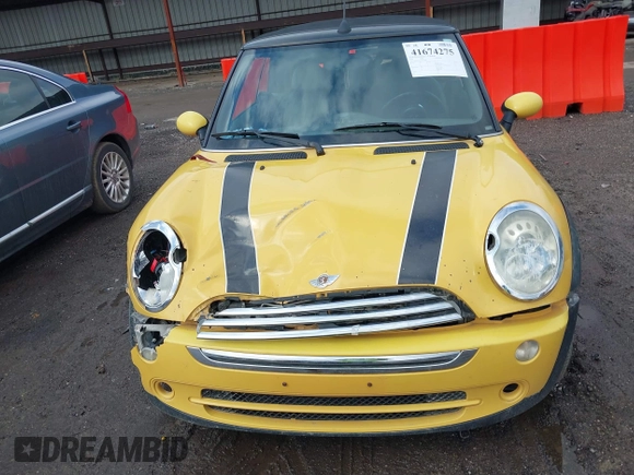 2007 MINI Convertible with VIN WMWRF33507TG16661, listed as a IAAI auction lot 41674275 with 133,838 mi miles and . Bid and sale history available at DreamBid. Image 12.