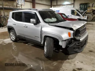 2017 Jeep Renegade Latitude with VIN ZACCJBBB6HPF37241, listed as a Copart auction lot 47377685 with 142,566 mi miles and Salvage Title. Bid and sale history available at carsss.com. Image 4.