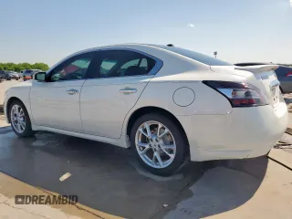2013 Nissan Maxima SV with VIN 1N4AA5AP7DC804624, listed as a Copart auction lot 53981045 with 178,299 mi miles and Salvage title. Bid and sale history available at DreamBid. Image 2.