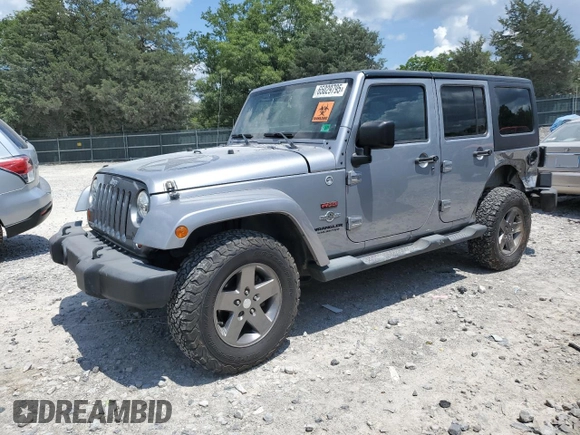 2013 Jeep Wrangler Unlimited Sport with VIN 1C4BJWDG4DL628518, listed as a Copart auction lot 65029795 with 142,852 mi miles and Salvage title. Bid and sale history available at DreamBid. Image 1.