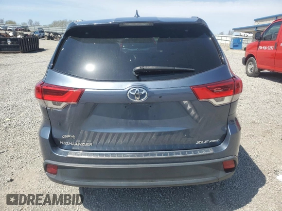 2019 Toyota Highlander SE z VIN 5TDJZRFH1KS991950, wystawiony jako Copart lot #51900875 z przebiegiem 110 804 mil mil oraz Szkoda całkowita • Salvage title. Historia ofert i sprzedaży dostępna na DreamBid. Obrazek 6.
