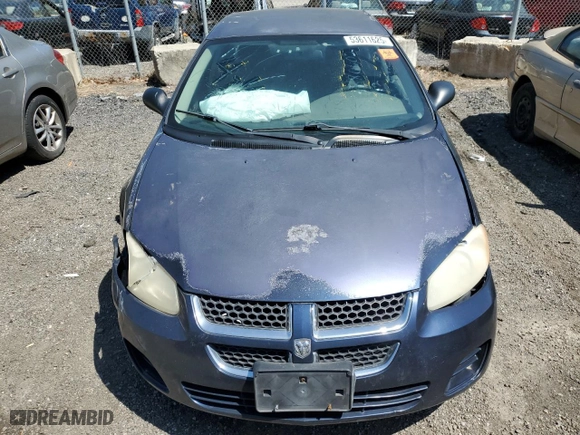 2004 Dodge Stratus SE with VIN 1B3EL36T64N120542, listed as a Copart auction lot 53611625 with 179,730 mi miles and Salvage Title. Bid and sale history available at carsss.com. Image 5.